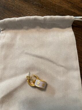 NWOT purple huggie earrings from Madewell